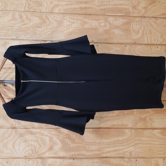 Stylestalker NWT Wylie Black Off Shoulder Bell Sleeve Evening Midi Dress… - Picture 5 of 8